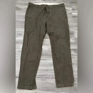 Levi's Men's‎ Pant Sz 36x32 GRAY Flat Front White Label Straight Leg